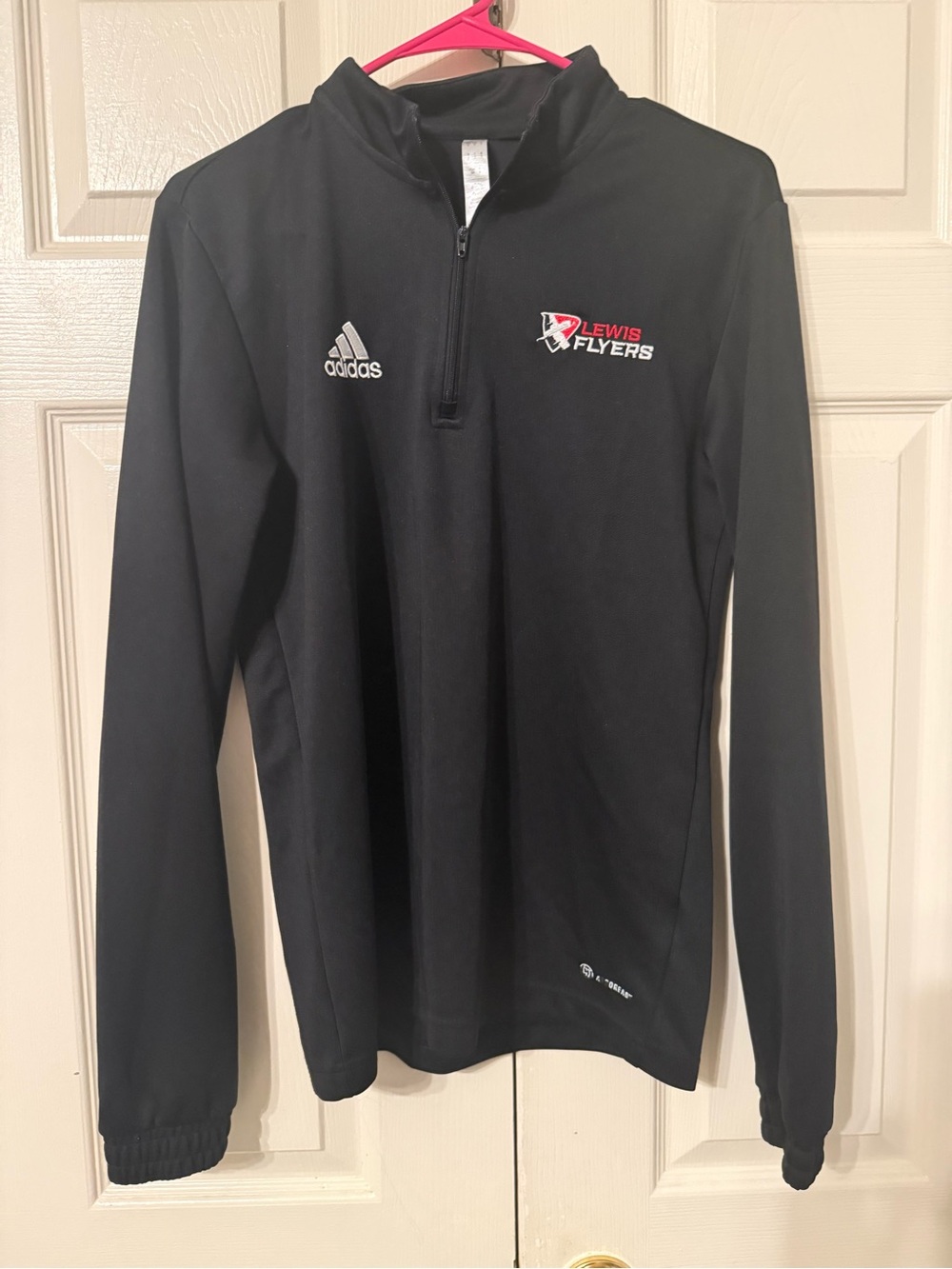 adidas Black Lewis Flyers Quarter-Zip Performance Jacket